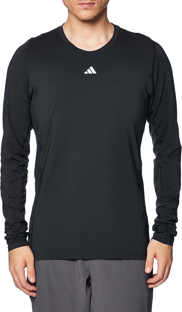 adidas Men's Size Techfit AEROREADY Training Long-Sleeve T-Shirt