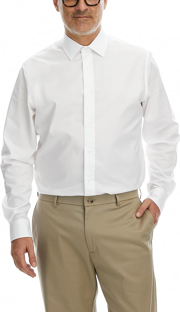 Haggar Men's Classic Fit Premium Comfort Button Down Shirt