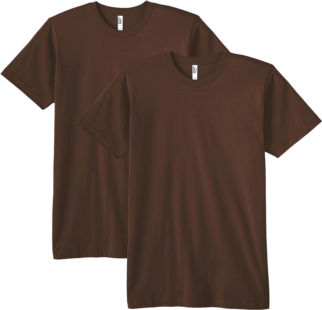 American Apparel Fine Jersey T-Shirt, Style G2001, 2-Pack