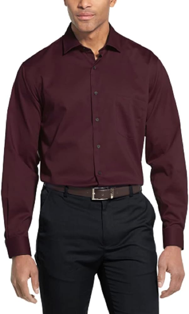 Van Heusen Men’s Regular Fit Flex Collar Stretch Dress Shirt