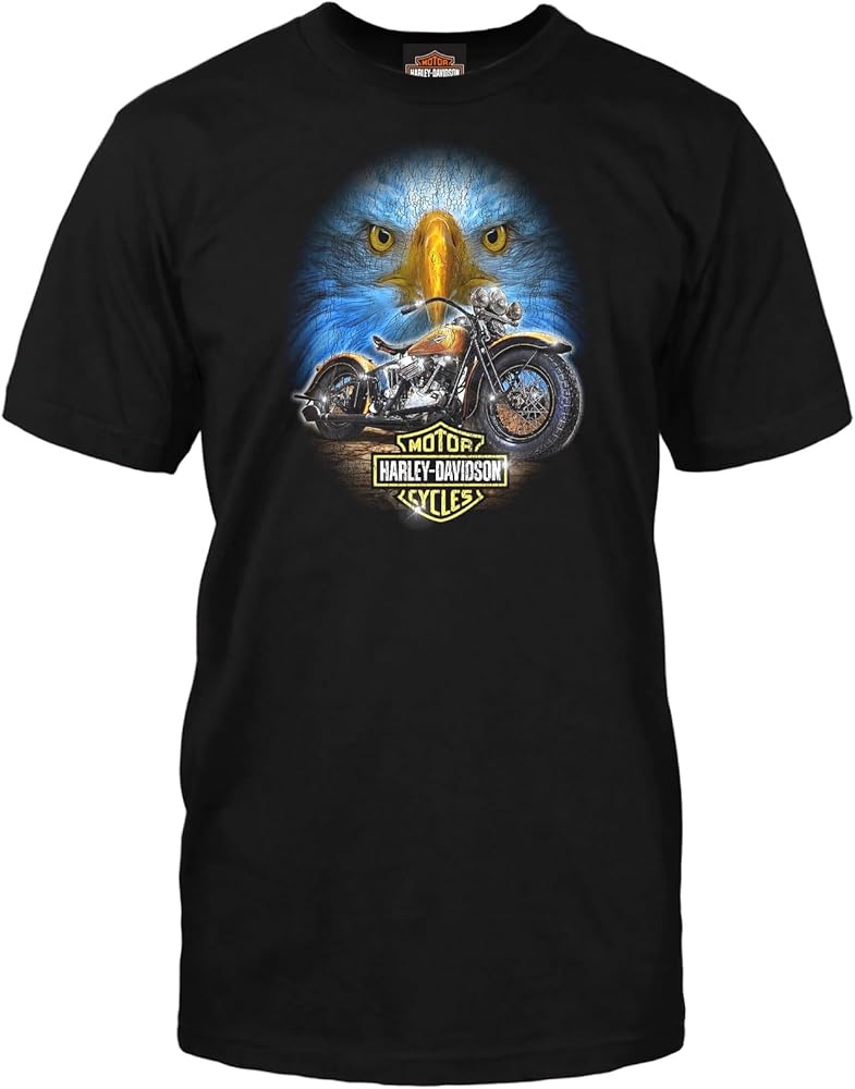 Harley-Davidson Military - Men's Black Graphic T-Shirt - RAF Mildenhall | Headstrong