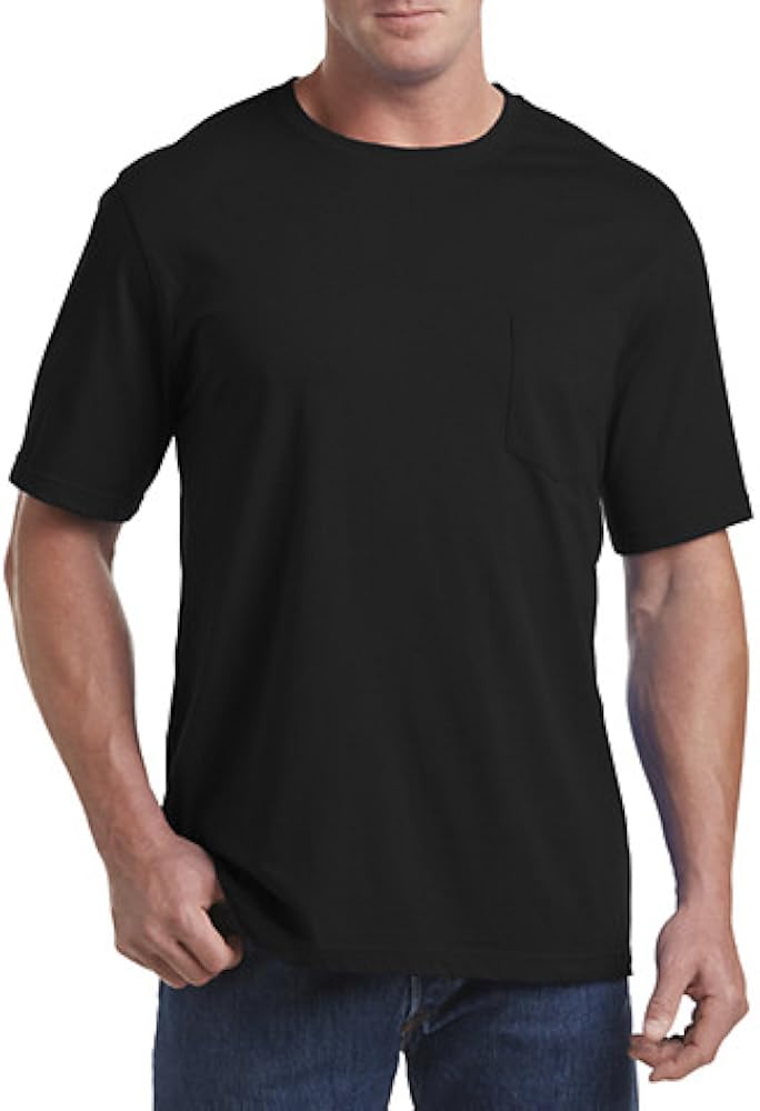 Harbor Bay by DXL Men's Big and Tall Sweat Resistant Pocket T-Shirt