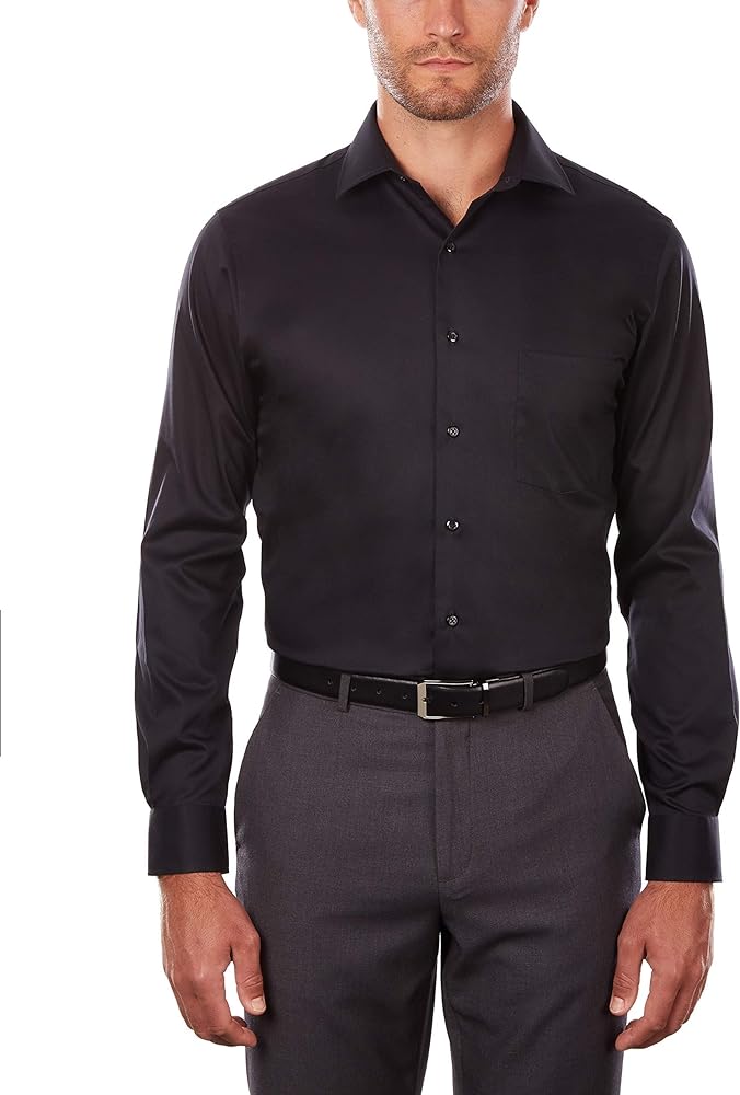 Van Heusen Men’s Regular Fit Flex Collar Stretch Dress Shirt