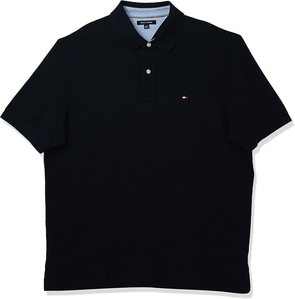 Tommy Hilfiger Men's Big & Tall Short Sleeve Cotton Pique Polo Shirt in Classic Fit