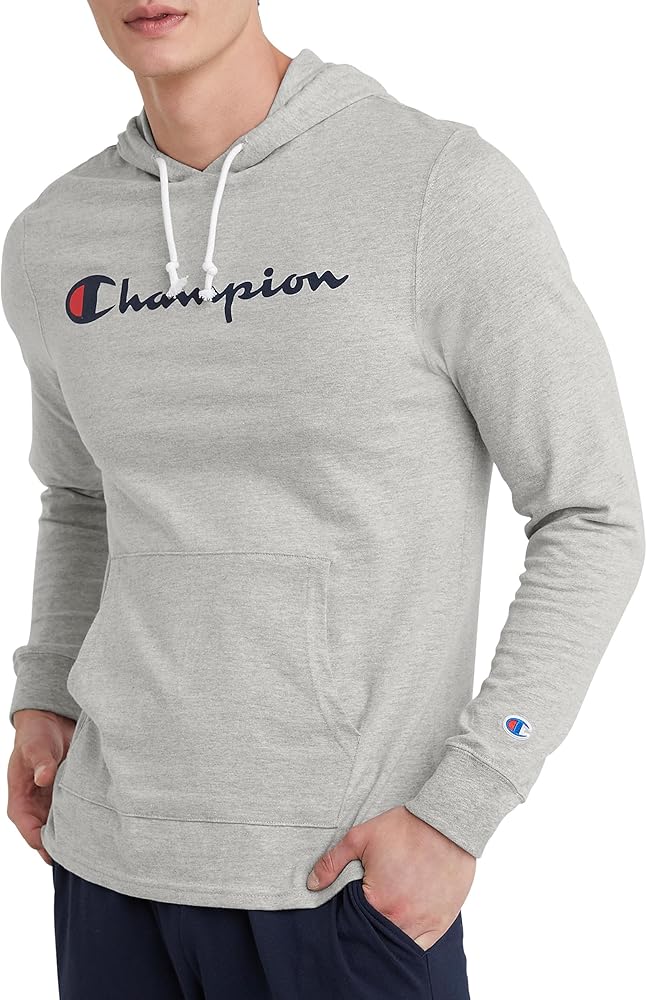 Champion Men's Hoodie, Midweight T-shirt Hoodie, Soft and Comfortable T-shirt Hoodie for Men