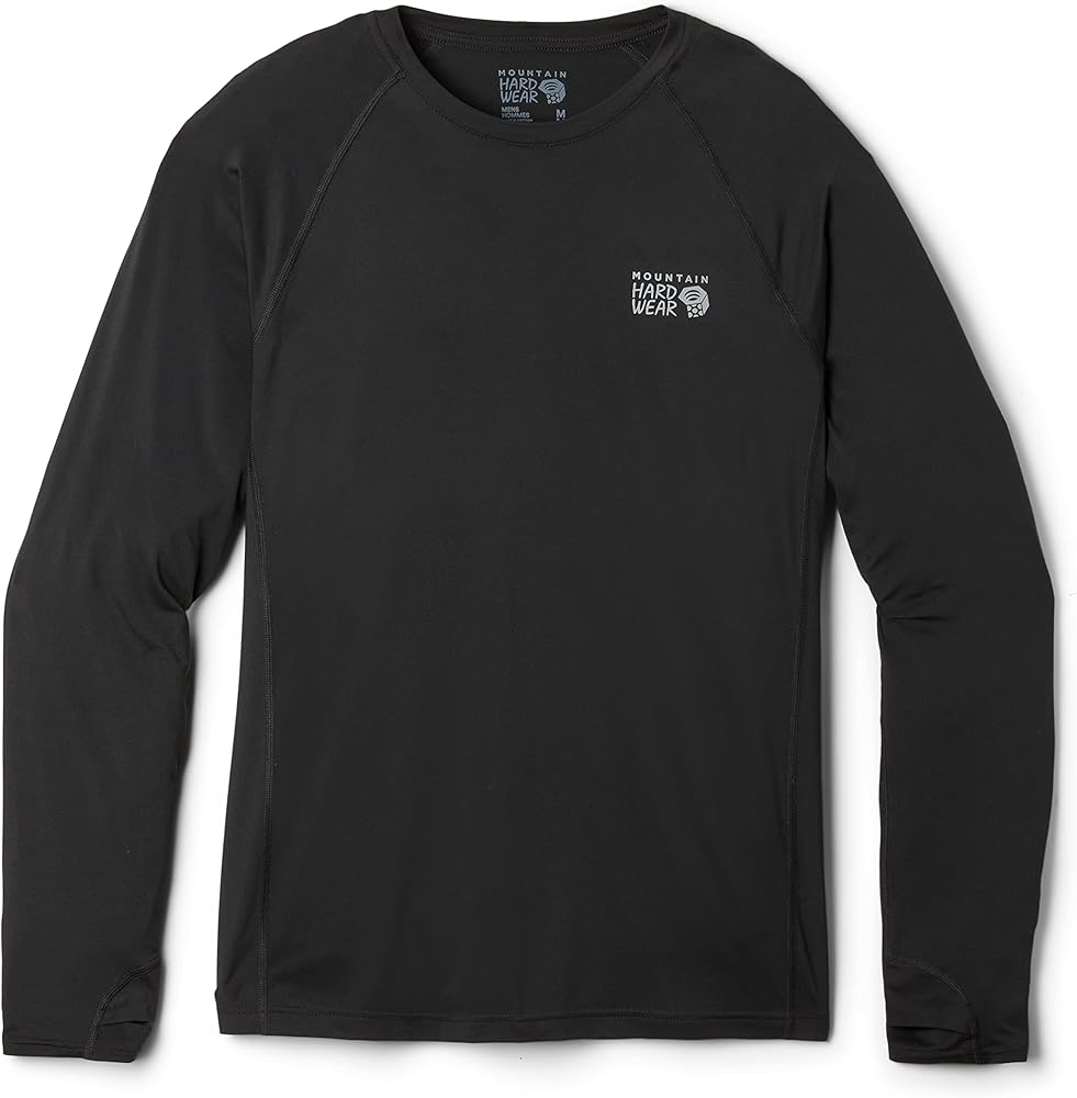 Mountain Hardwear Men's Crater Lake Long Sleeve Crew Shirt for Hiking, Camping, Outdoor Adventures, and Casual Wear