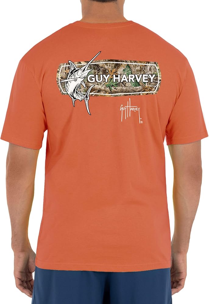 Guy Harvey Men’s Billfish Collection Short Sleeve Pocket T-Shirt