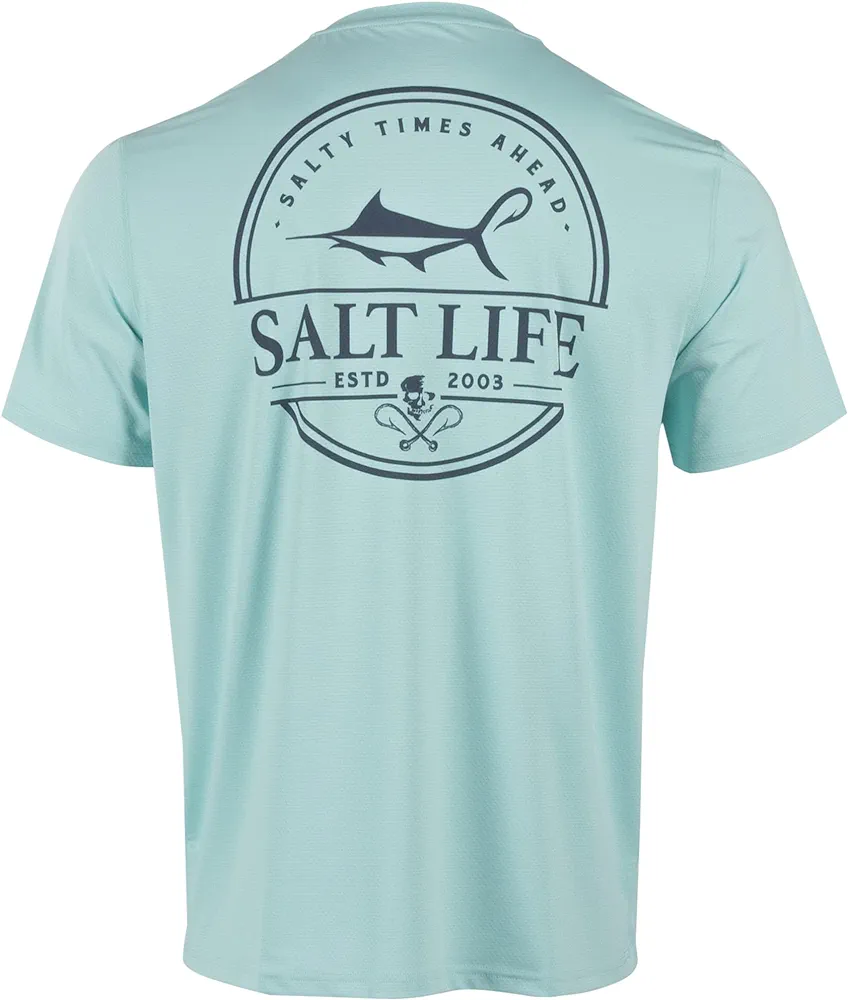 Salt Life Men's Dragnet SLX Short Sleeve Classic Fit Shirt