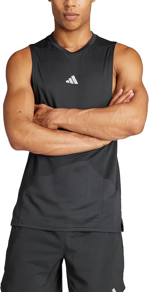 adidas Men's Designed 4 Training High Intensity Workout Heat.rdy Tank Top