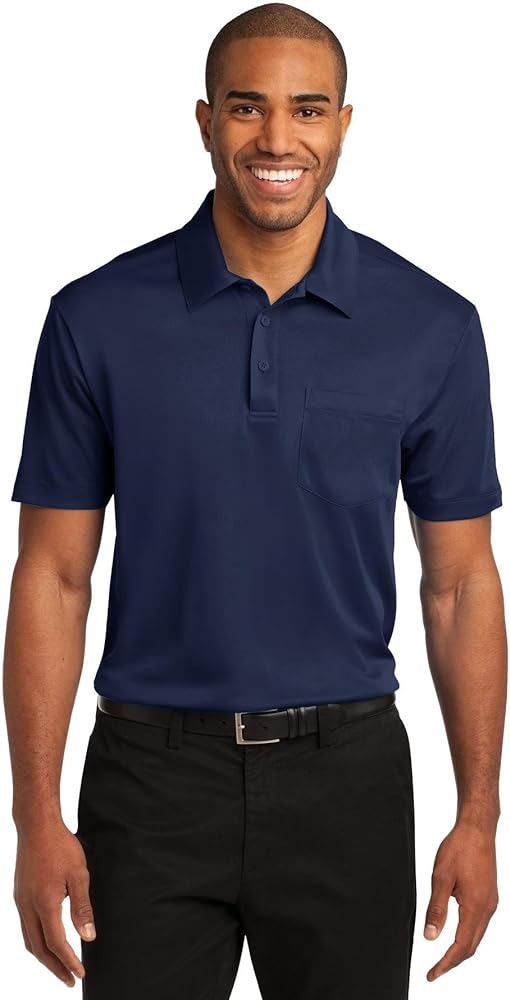 Port Authority Silk Touch Performance Pocket Polo