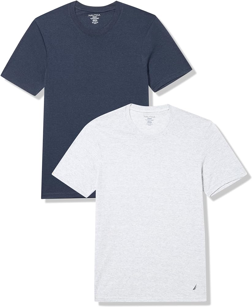 Nautica Men's 3-Pack Heathered Crew Neck T-Shirt