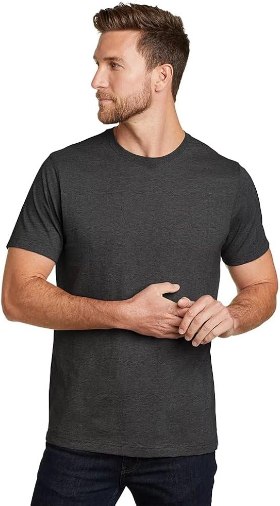 Eddie Bauer Men's Legend Wash 100% Cotton Short-Sleeve Classic T-Shirt