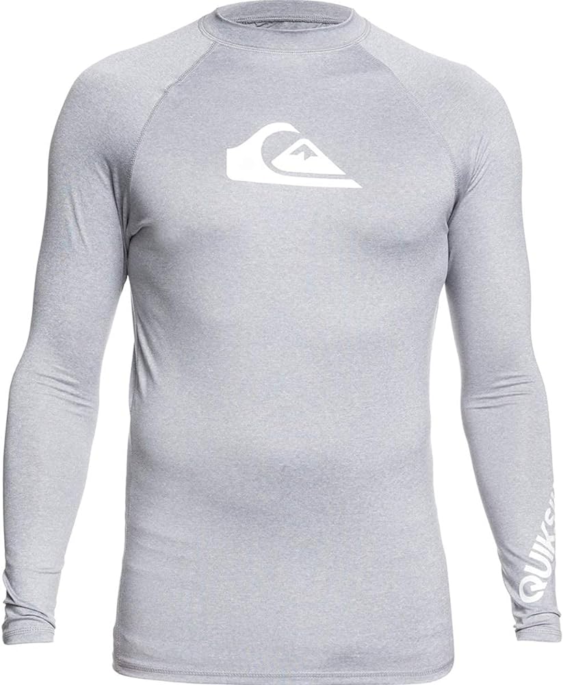 Quiksilver Men's Standard All Time Long Sleeve Rashguard UPF 50 Sun Protection Surf Shirt