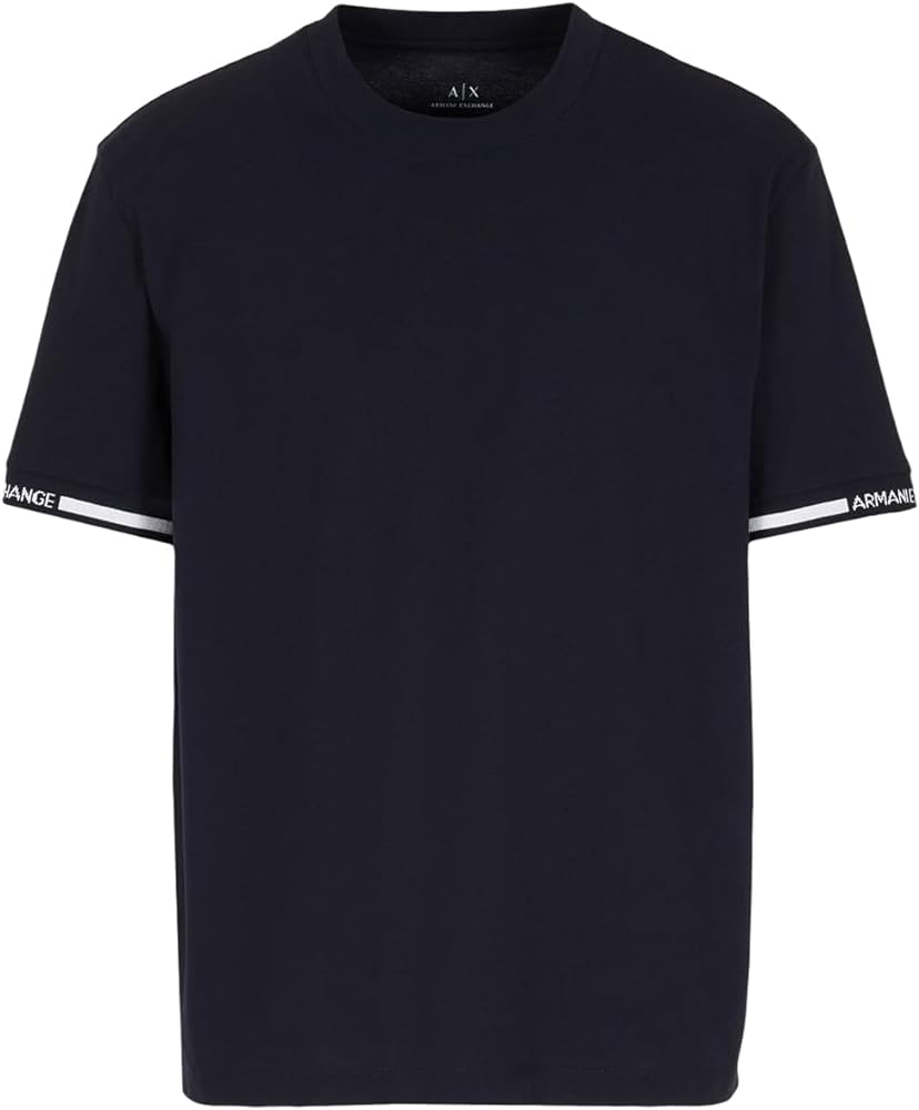 A | X ARMANI EXCHANGE Men's Logo Brand Short Sleeve T-Shirt