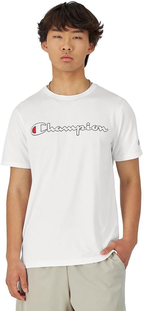 Champion Men's T-shirt, Mvp, Moisture Wicking, Anti Odor, Lightweight T-shirt for Men