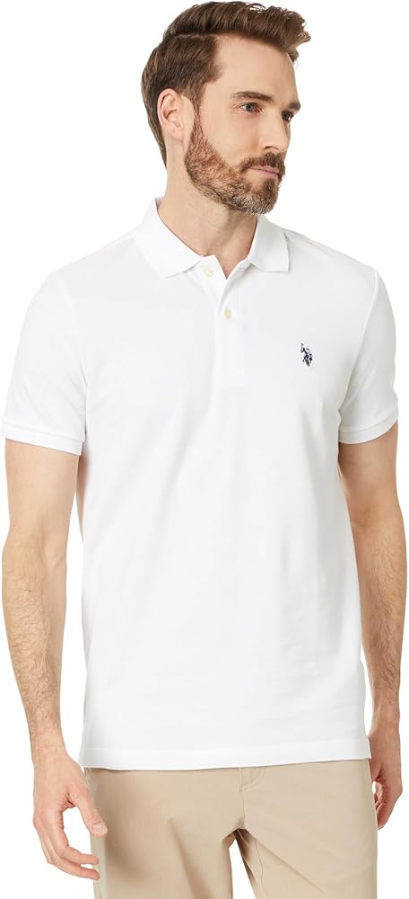 U.S. Polo Assn. Men's Slim Fit Solid Pique Polo Shirt