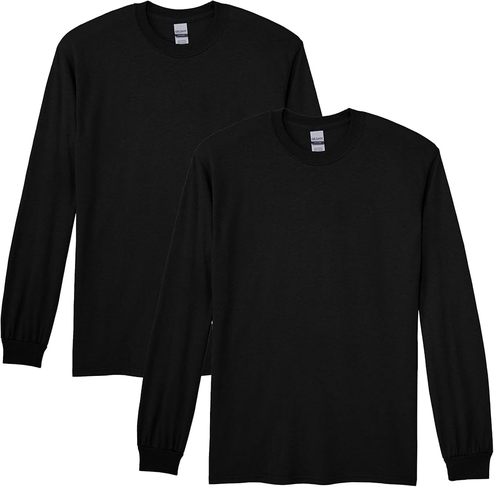 Gildan Adult DryBlend Long Sleeve T-Shirt, Style G8400, 2-Pack