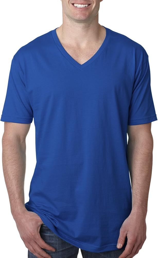 Next Level Men's Premium Fitted Short Sleeve V-Neck T-Shirt