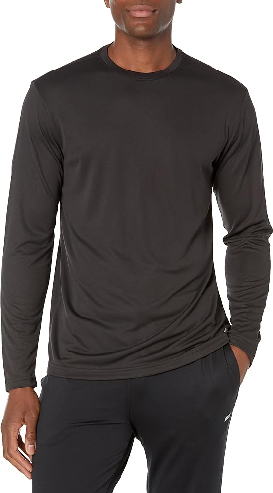 Amazon Essentials Men's Performance Tech Long-Sleeve T-Shirt