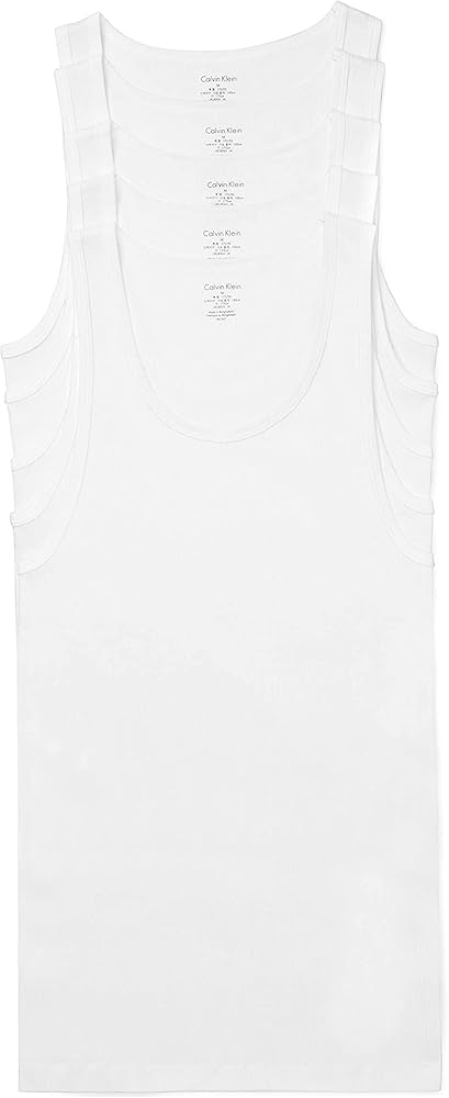 Calvin Klein Men's Cotton Classics 5-pack Tanks