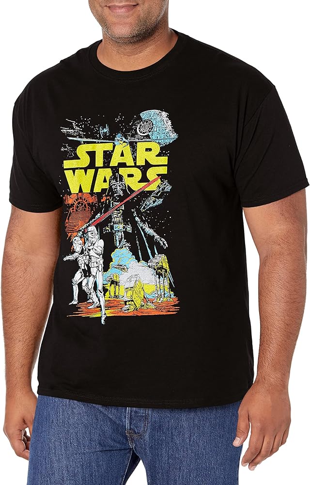 STAR WARS Young Men's Rebel Classic Graphic T-Shirt