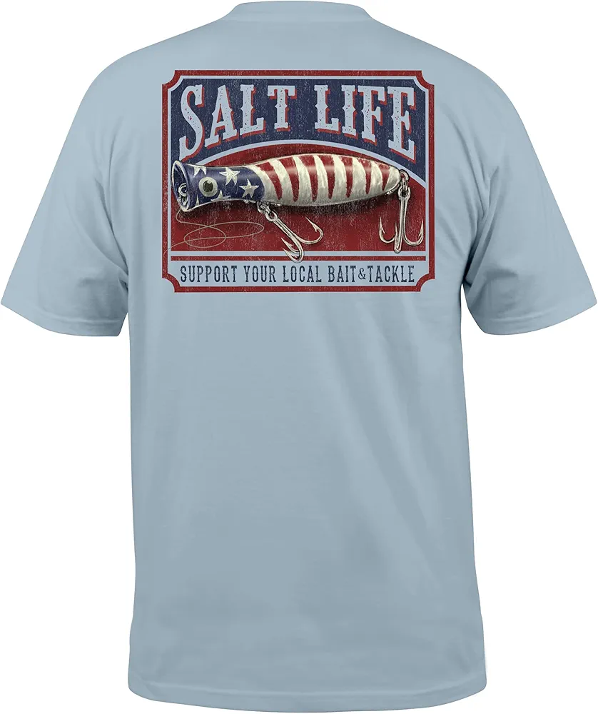 Salt Life Men's Local Star Short Sleeve Crew Neck Tee