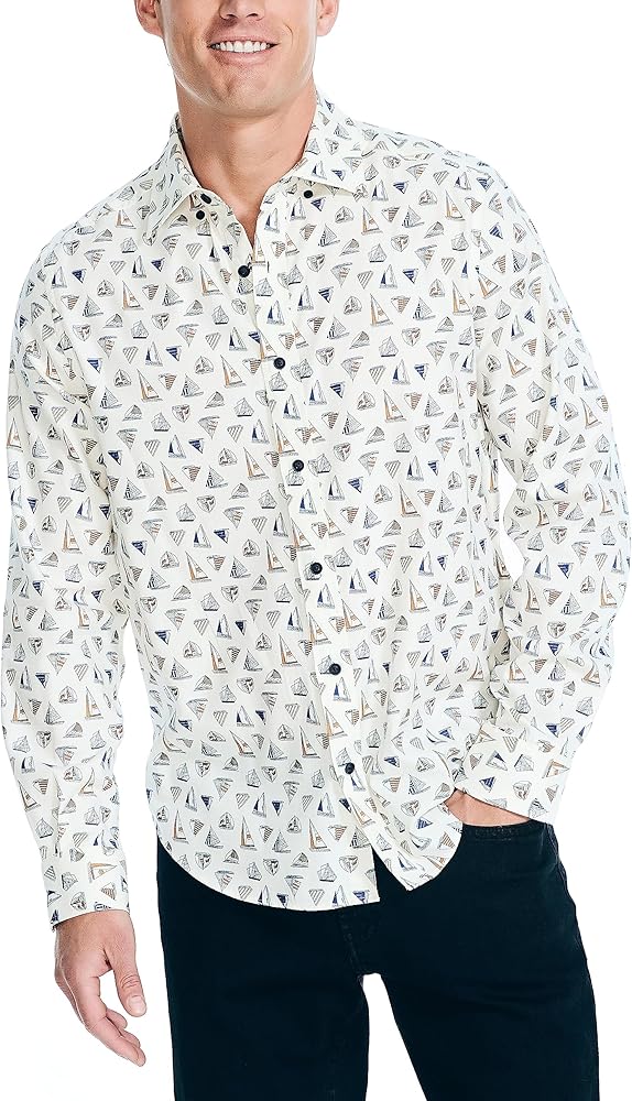 Nautica Men's Printed Shirt