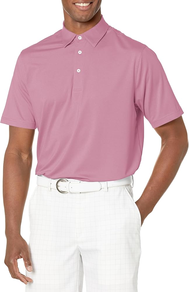 Greg Norman Men's Ml75 Stretch Sky Polo