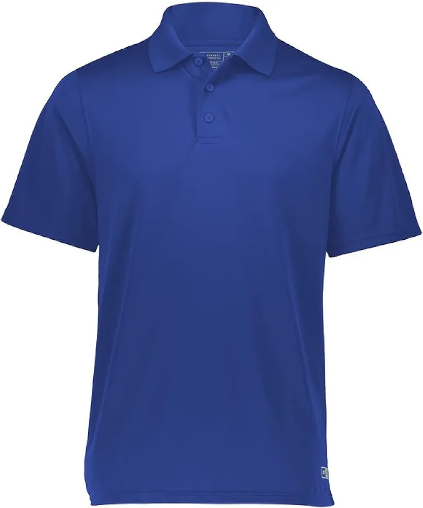 Russell Athletic Men's Power Performance Polo-Premium Dri-fit Shirt, Perfect for Golf, Tennis, and Athletic Activities