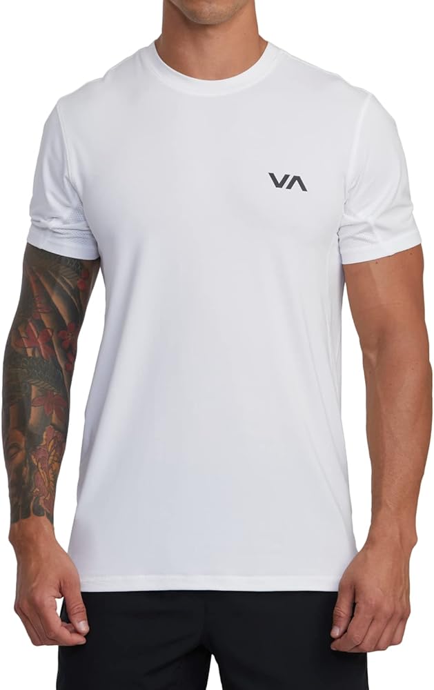 RVCA Men's Sport Vent Short Sleeve Crew Neck T-Shirt