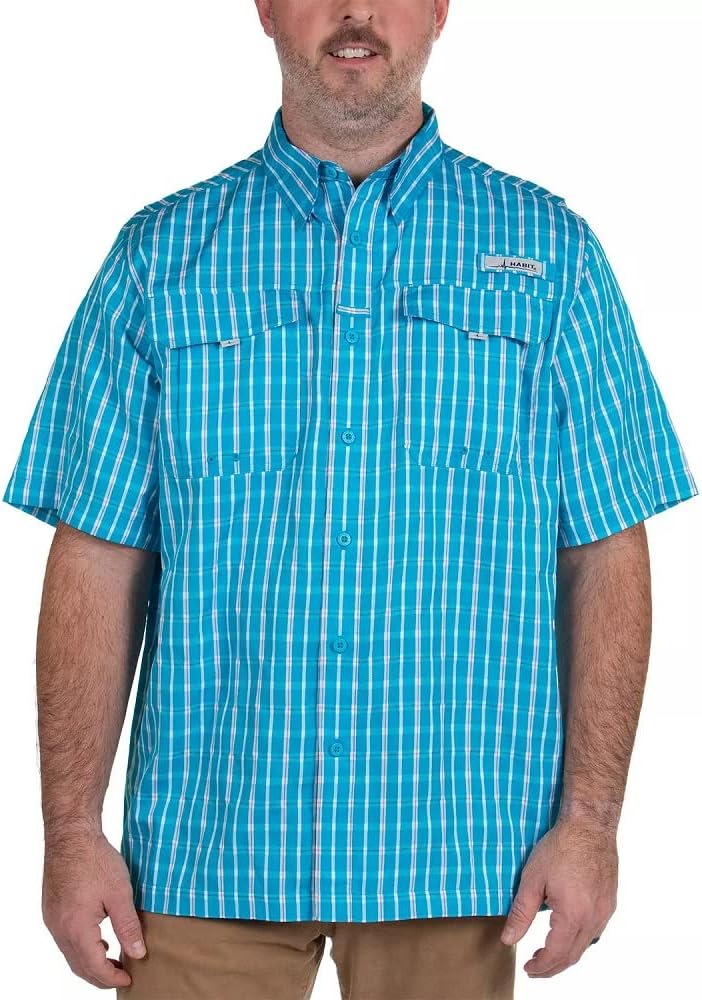 HABIT Men's Short Sleeve Fishing Guide Shirt