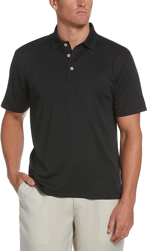 Cubavera Men's Essential Textured Performance Polo Shirt, Moisture-Wicking Technology, Regular Fit (Size Small-5x Big & Tall)