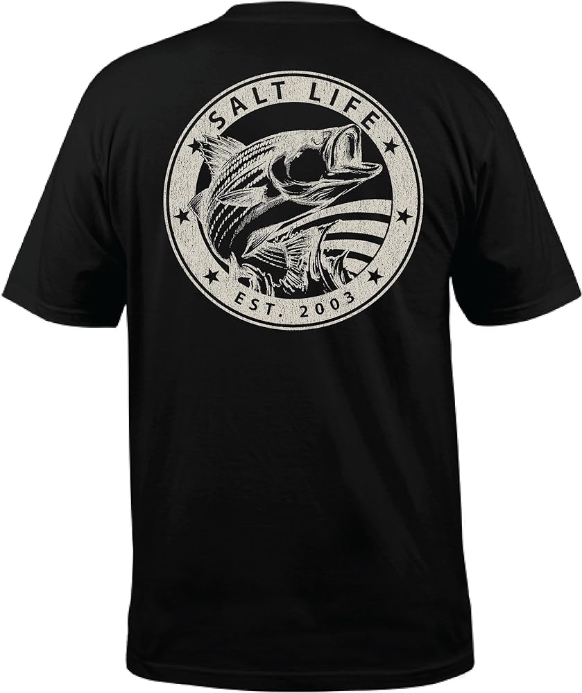 Salt Life Men's Striper Glory Short Sleeve Tee