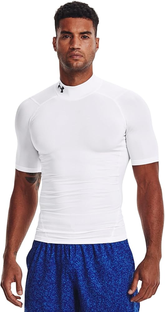 Under Armour Men's HeatGear Comp Mock Short Sleeve T-Shirt