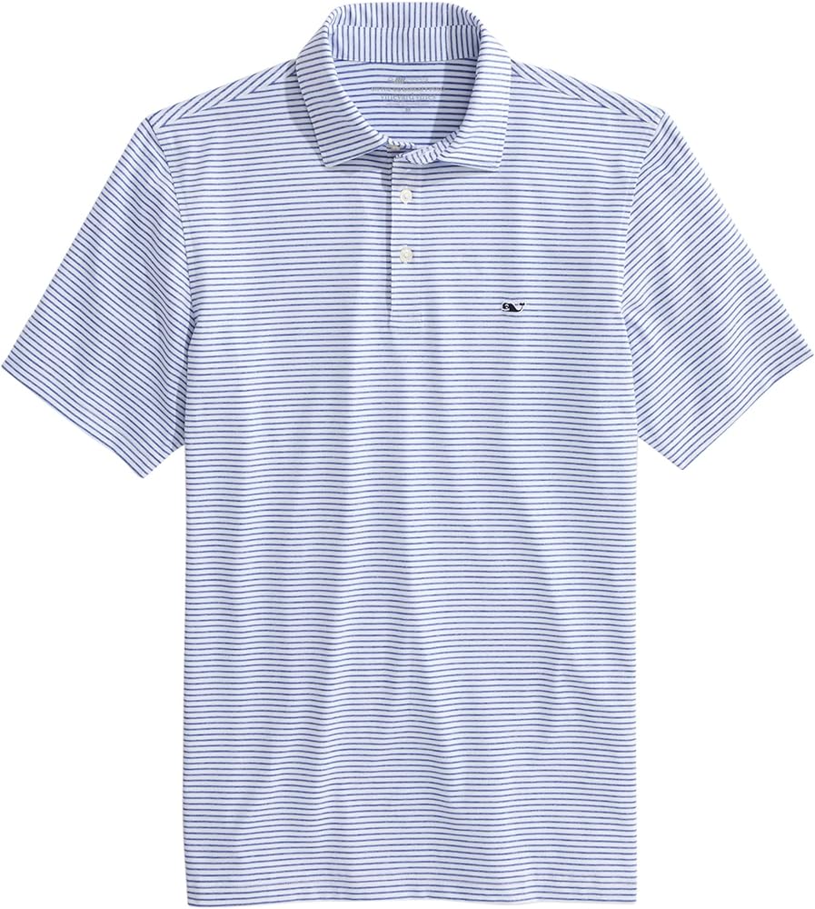 vineyard vines Men's Bradley Stripe Sankaty Polo