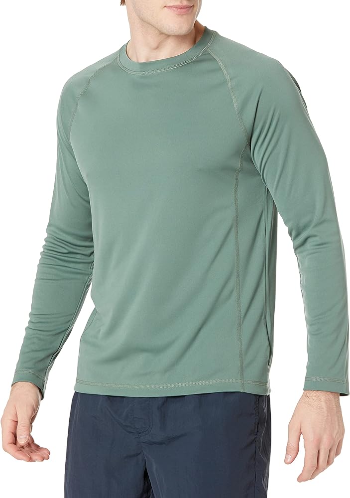 Amazon Essentials Men's Long-Sleeve Quick-Dry UPF 50 Swim Tee