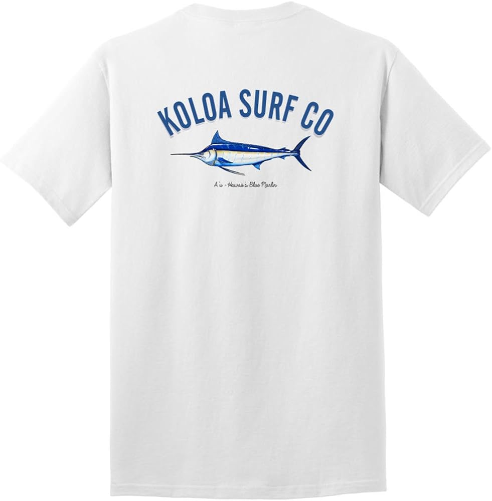 Koloa Surf Custom Graphic Heavyweight Cotton T-Shirts in Regular, Big and Tall