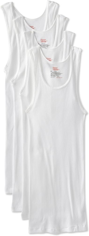 Hanes Men's 4-Pack FreshIQ Tank