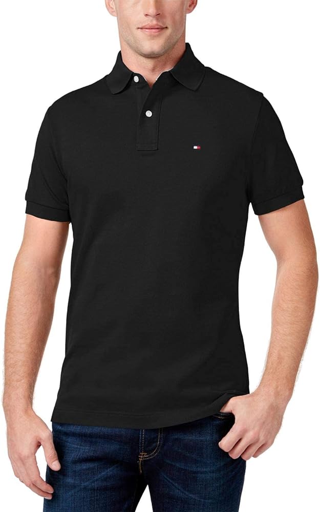 Tommy Hilfiger Men's Big & Tall Short Sleeve Cotton Pique Polo Shirt in Classic Fit