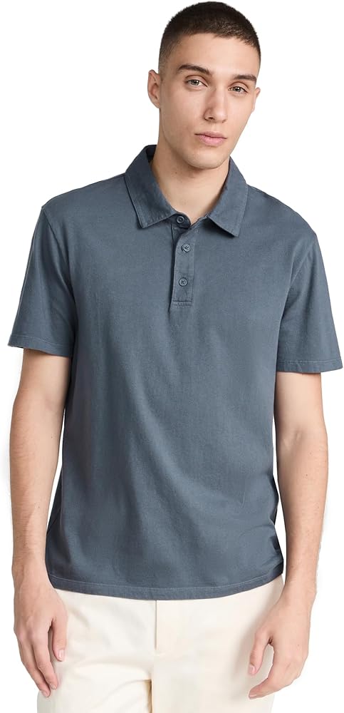 Vince Men's Garment Dye Polo