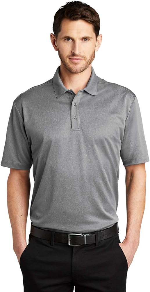 Port Authority Heathered Silk Touch Performance Polo