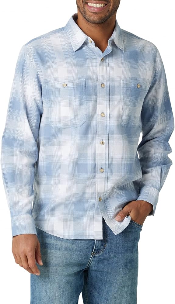 Wrangler Authentics Men's Cloud Flannel Woven Shirt