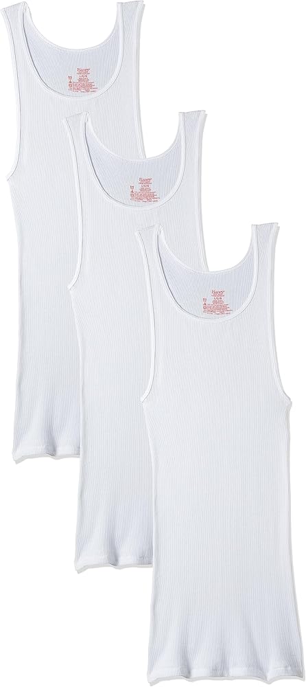 Hanes Ultimate Men's Tagless Tank-Multiple Packs and Colors