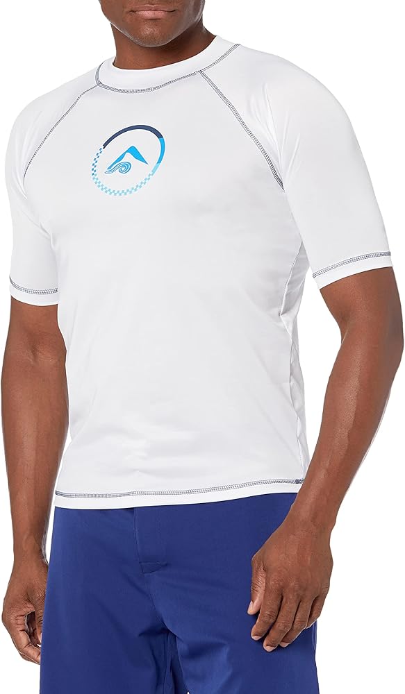 Nike Men's UPF 40+ Short Sleeve Rashguard Swim Tee