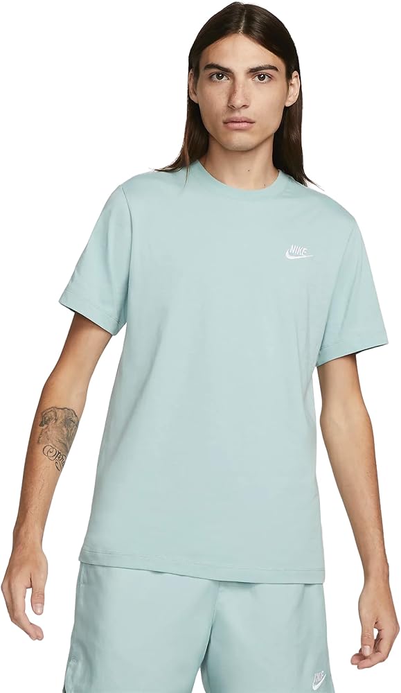 Nike Men's Sportswear Club T-Shirt (US, Alpha, XX-Large, Regular, Regular, Mineral)