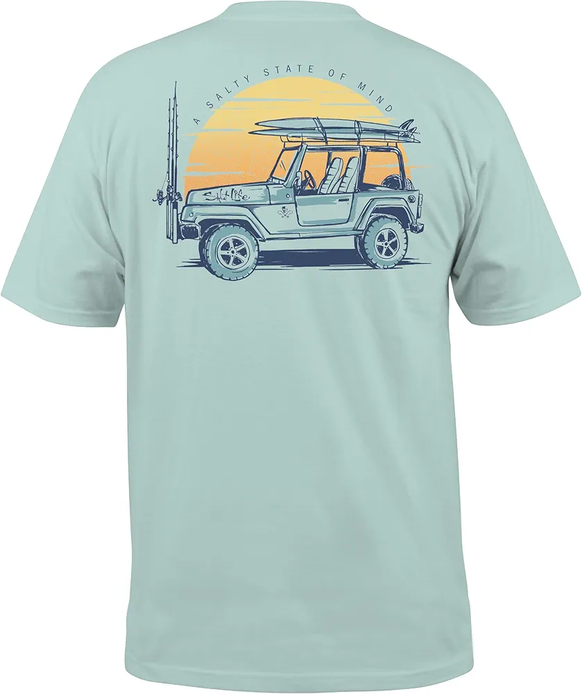 Salt Life Men's 4-Wheel Fishin' Short Sleeve Tee