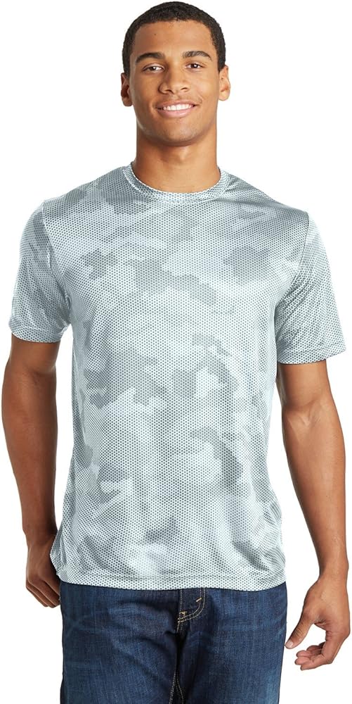 Sport Tek Men's Moisture Wicking CamoHex Tee Shirt