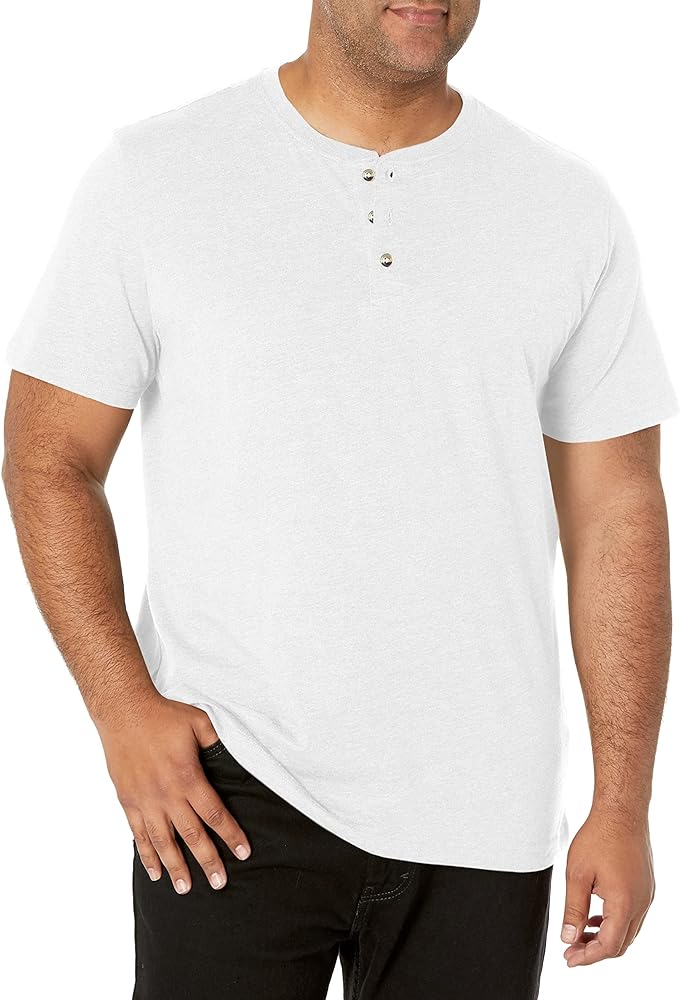 Wrangler Authentics Men's Short Sleeve Henley Tee