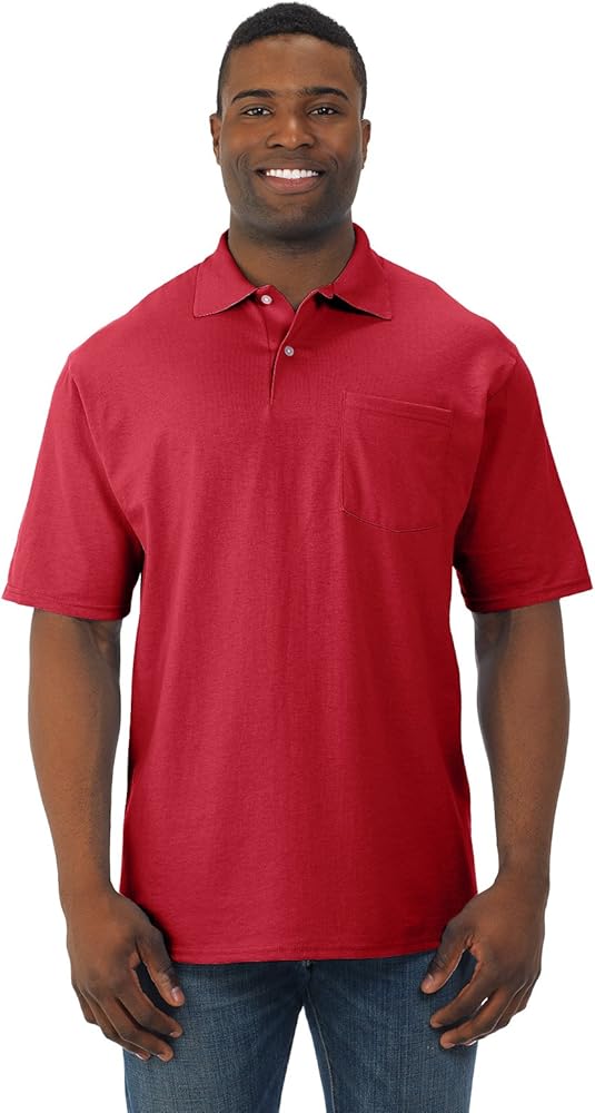 Jerzees - SpotShield 50/50 Polo with Pocket - 436MPR