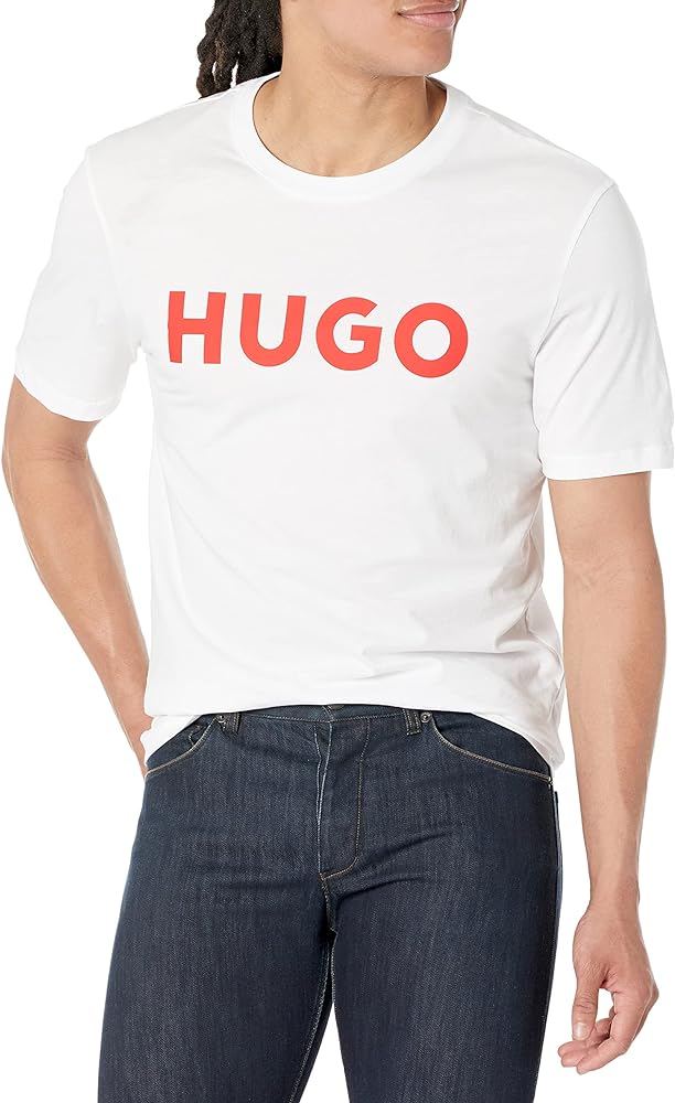 HUGO Men's Print Logo Short Sleeve T-Shirt